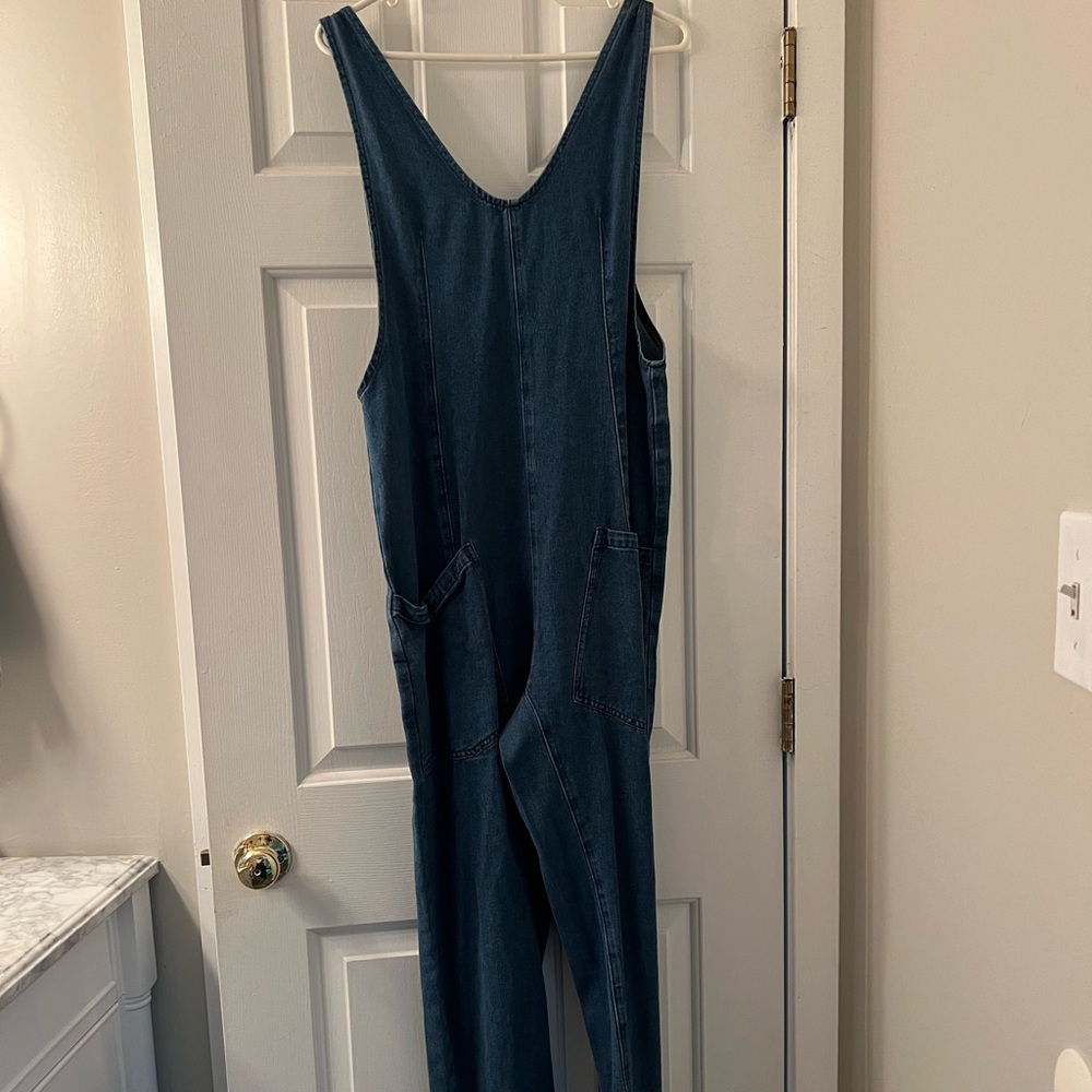 NWOT High Roller Denim Jumpsuit